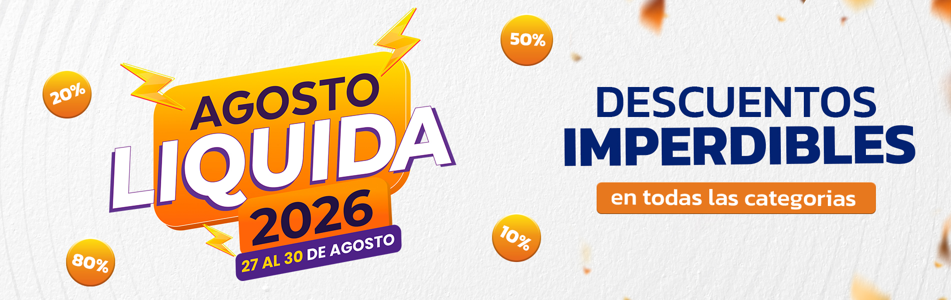 AGOSTO LIQUIDA