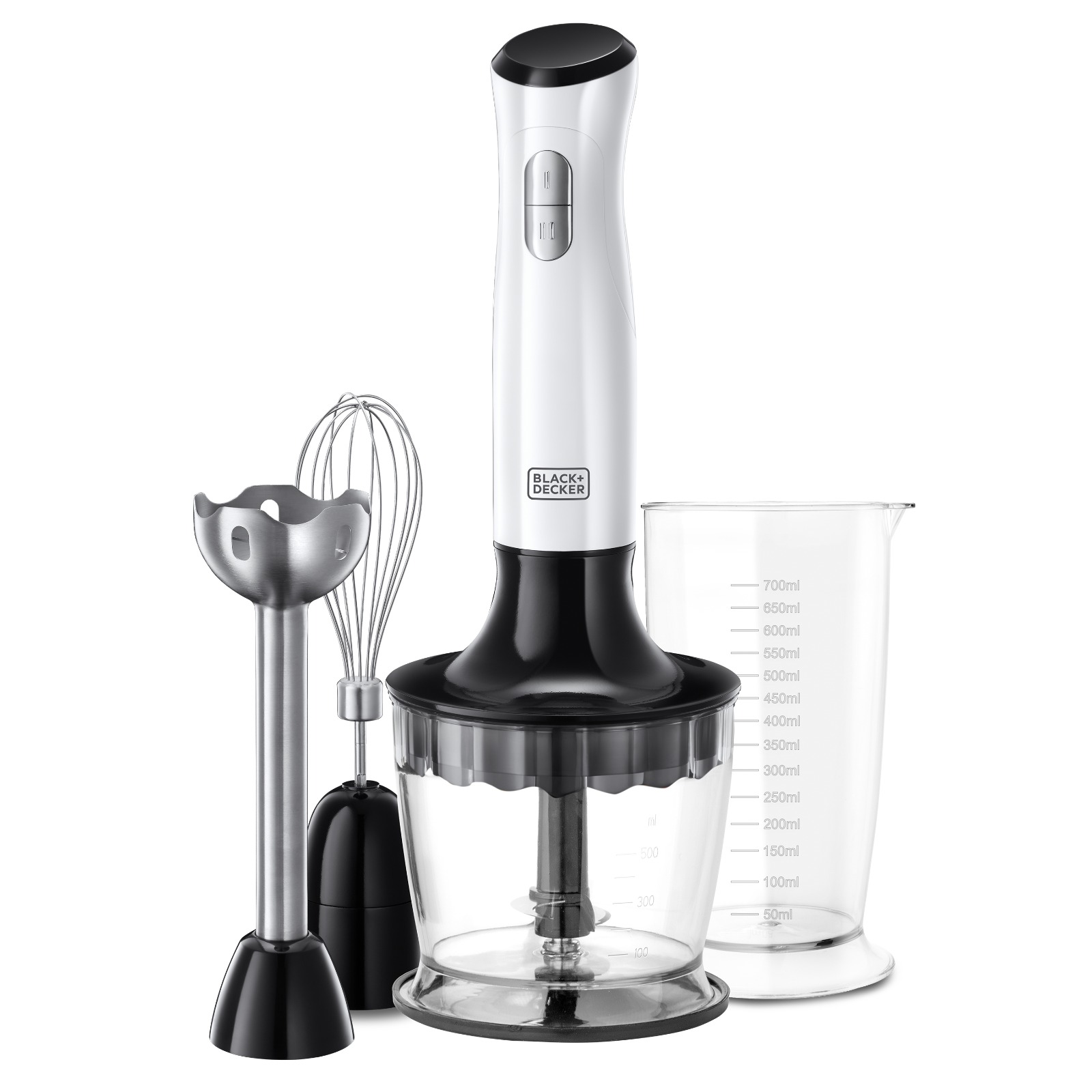 MIXER DE INMERSION BLACK & DECKER 3 EN 1 500ML HB24710-CL 700W