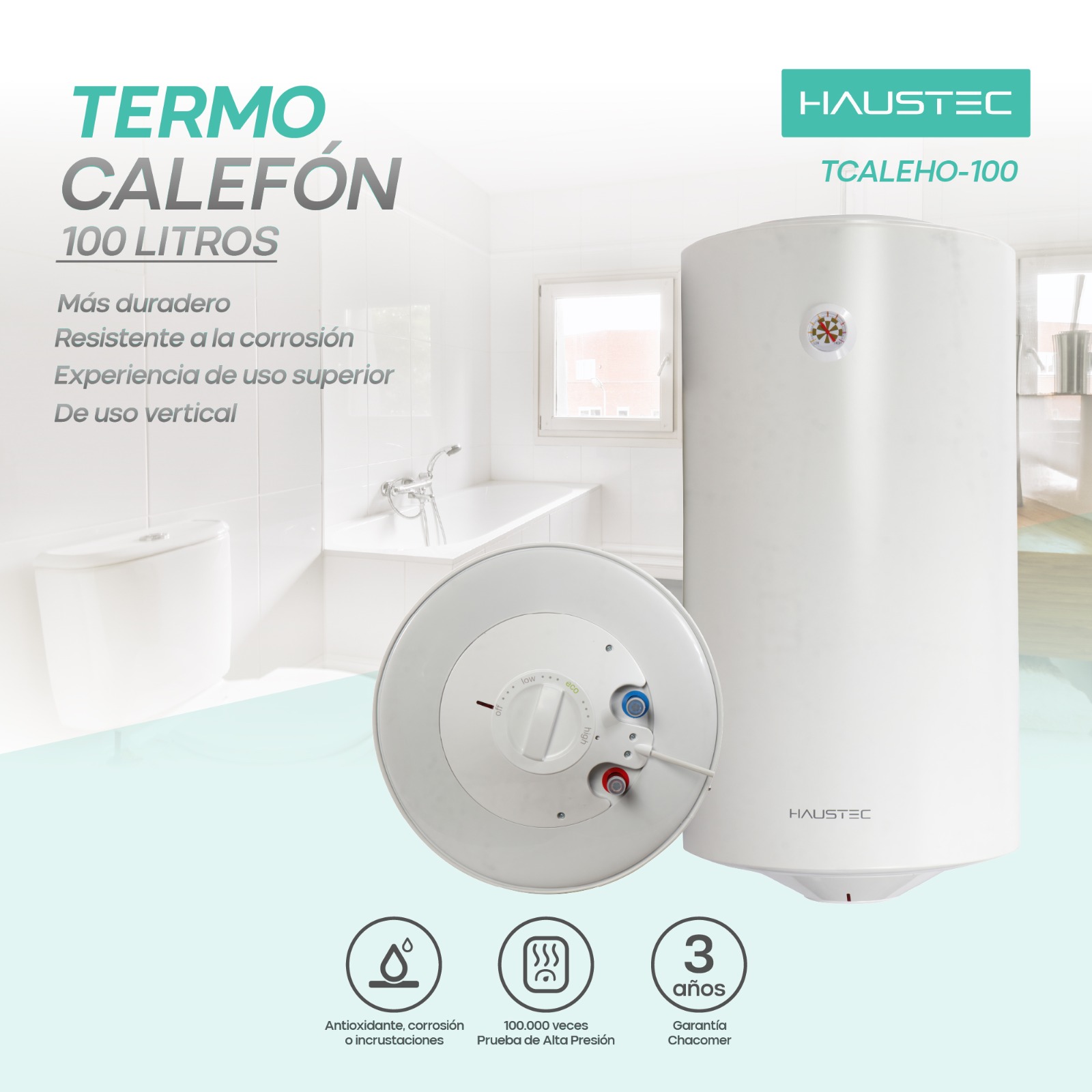 TERMOCALEFON HAUSTEC 100L VERTICAL TCALEHO-100