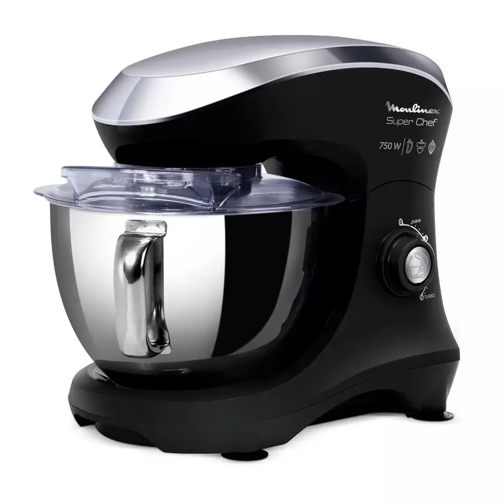 BATIDORA PLANETARIA MOULINEX SX95 SUPERCHEF NEGRO BOWL INOX EDABHM951855