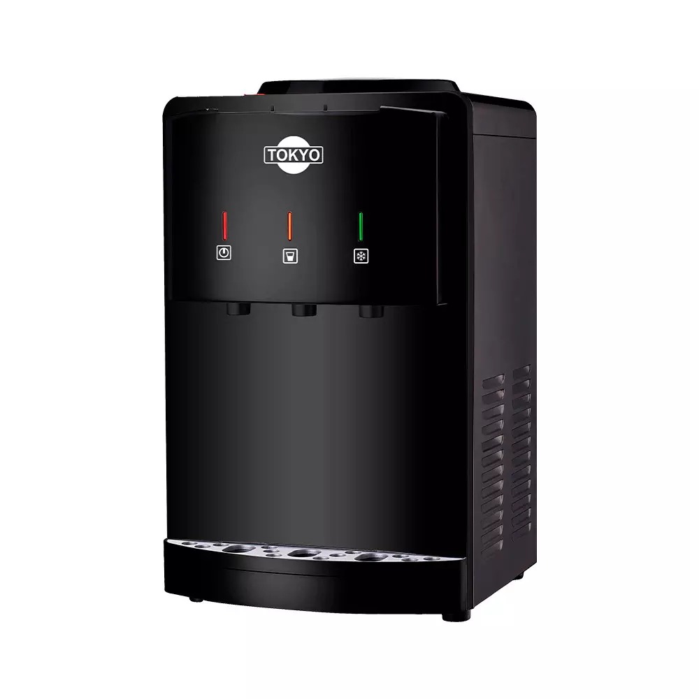 BEBEDERO TOKYO DE MESA CRYSTAL 3 TEMP. CON COMPRESOR 500W EDTBTOKBE1128B T2940