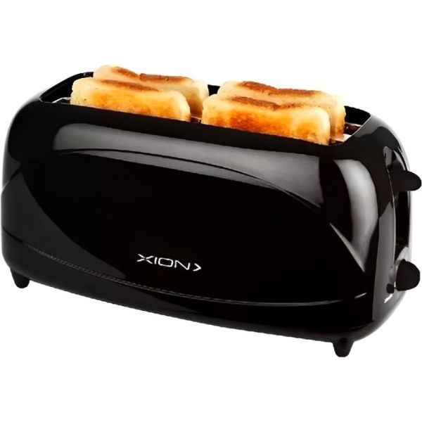 TOSTADORA XION XI-TO204 4 PANES NEGRO